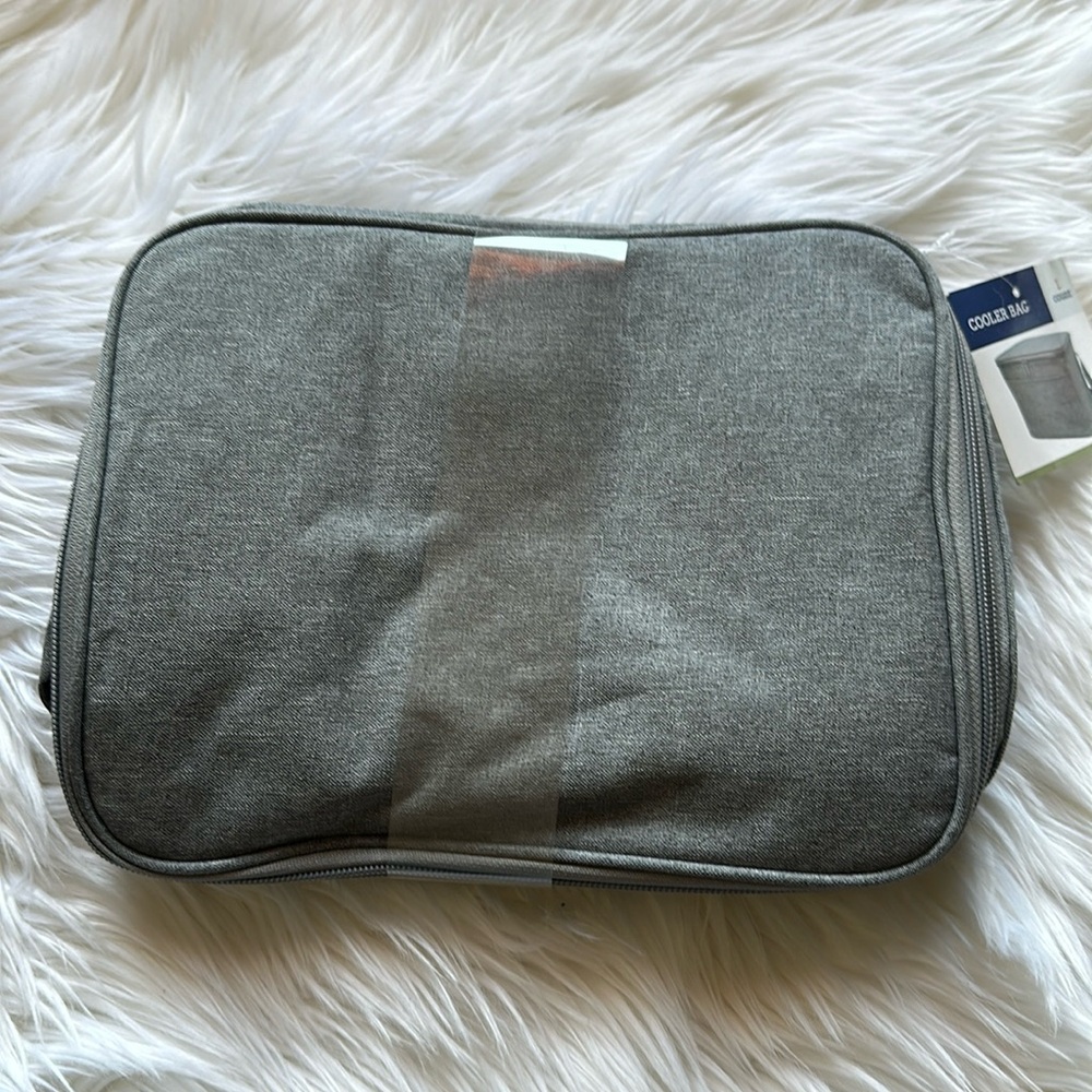 Gray Grey Summer Cooler Bag